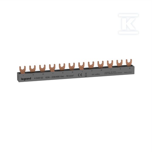 Peigne 63a modules - 4,