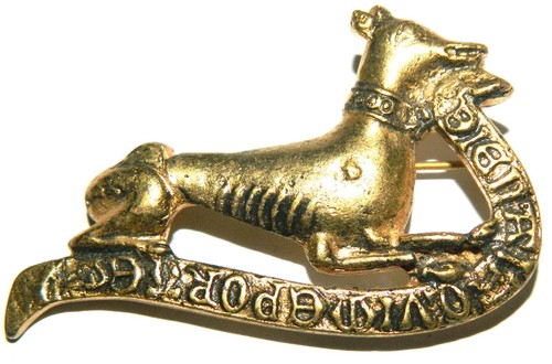 Broche avec levrier vintage - broche,