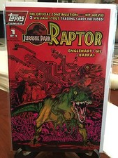 1993 Topps Comics Jurassic Park #1 Of Two Book Series. Raptor! Beautiful book!