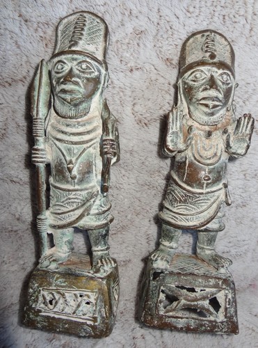 Statues africaines guerriers - statues,
