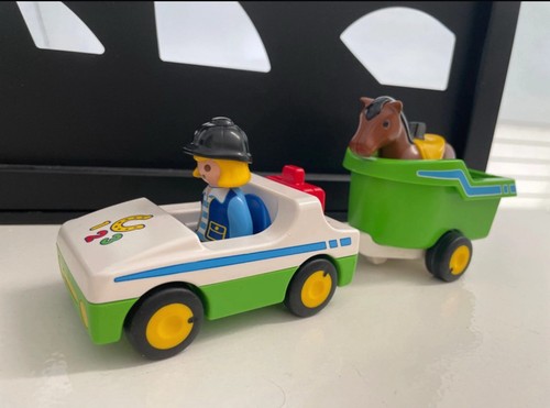 Playmobil 123 cavalier - cavalier,
