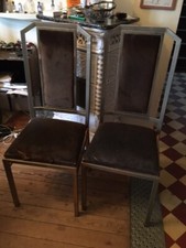 Lot chaises art déco - 4,