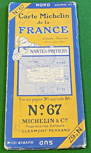 Carte michelin 67 - carte,