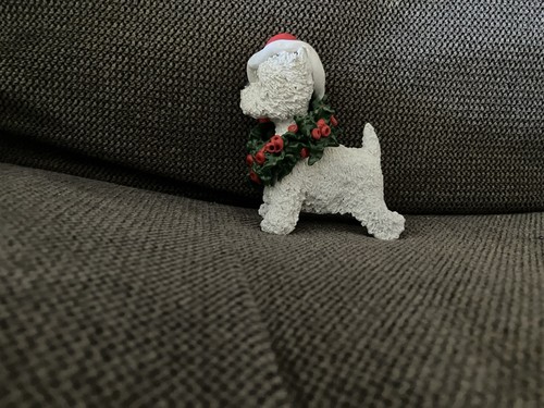 Westie christmas figurine - westie,