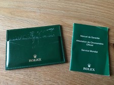 Portefeuille de cartes Rolex