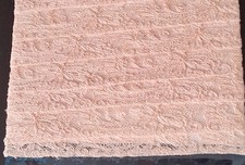 DENTELLE ANCIENNE tulle brodé rose