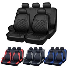 Housses Siege Voiture SUV Berline Cuir PU Universel Etanche Lavable Toute Saison
