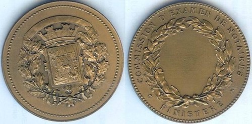 Médaille table - de,