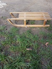 ANCIENNE LUGE EN BOIS