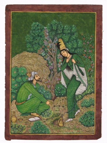 Peinture miniature persane - miniature,