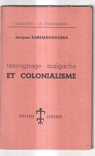 Rare jacques rabemananjara - rare.,