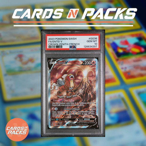 Carte pokemon entei - carte,