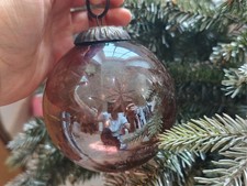 Grosse boule noel - boule, gravee