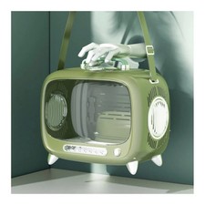 Sac Cage Boîte de Transport Chats Chiens Chiots Rose Vert Bleu Télévision TV