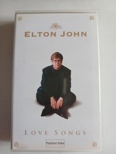 CASSETTE VHS ELTON JOHN LOVE SONGS 1995