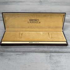 Boîte Pour Montre Seiko Lassale Vintage Avec Contre-Boîte
