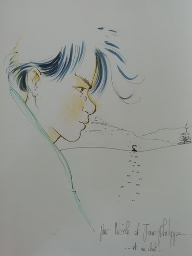 Névé bleu regard - regard,