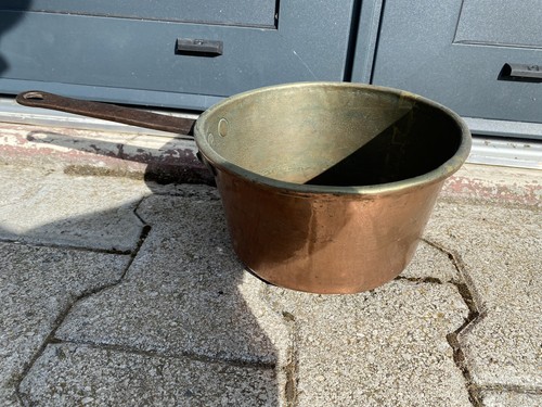 Ancienne casserole cuivre - ancienne, en