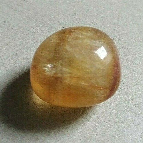 Pierre roulée fluorite - fluorite, jaune