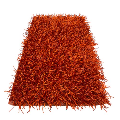 Tapis shaggy orange - tapis,