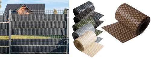 Bande brise vue rotin - brise-vue, en