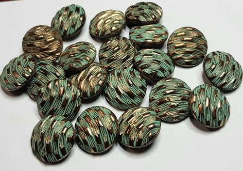 Lot anciens boutons verre - 20,