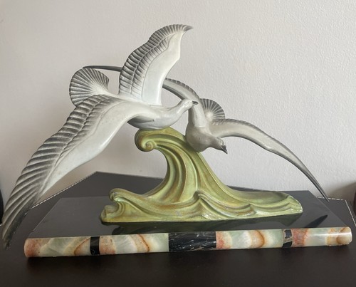 Superbe sculpture couple - sculpture, de