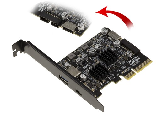 Carte contrôleur pcie - usb, 3.2