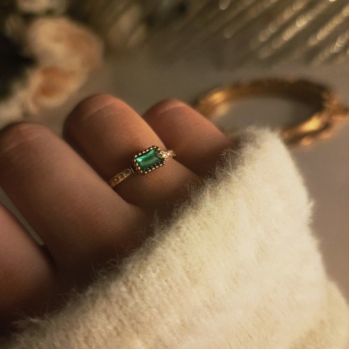 Bague femme dorée - bague, pierre