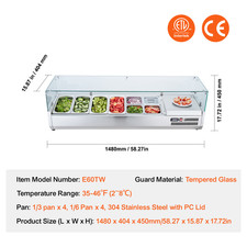 Saladette Réfrigérée À