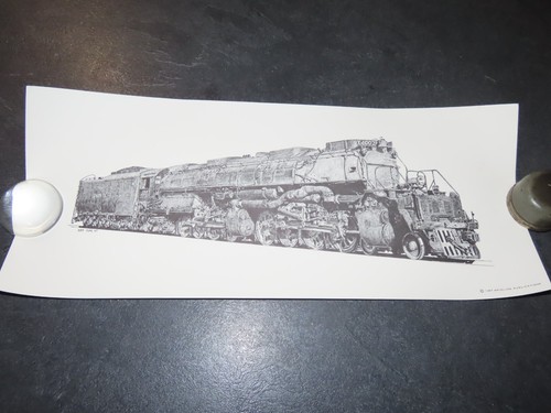 Ancienne affiche locomotive - ancienne, à