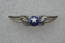 insigne aviation US Air Force en Argent Pilote Féminin NAAWF 1943 WWII marquage