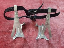 Cale Pieds CHRISTOPHE STC en Aluminium vélo de COURSE ancien vélo Eroica D4