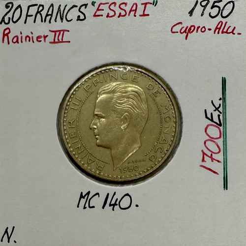 Monaco francs 1950 - francs,