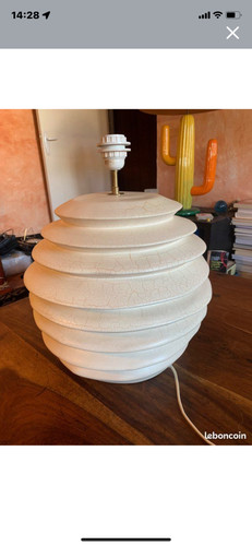 Lampe francois chatain - lampe, ronde