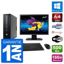 PC HP 705 G1 SFF Ecran 22" AMD