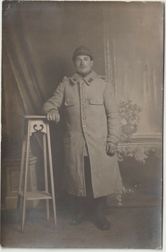 Carte photo poilu - carte,