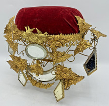 Antique french Napoleon III wedding globe interior 19th century bronze