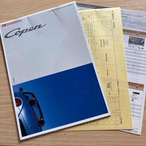 Catalogue daihatsu copen car - catalogue,