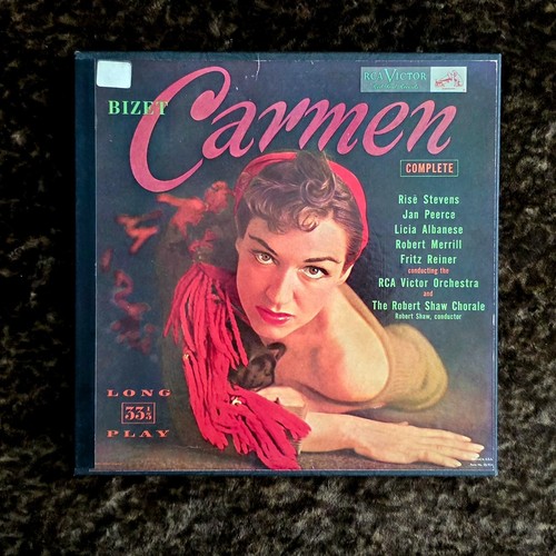 Bizet carmen complete 3lp box - carmen,