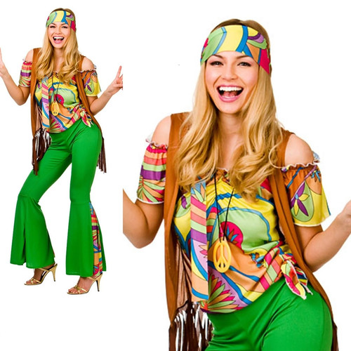Costume hippie groovy - hippie, pour