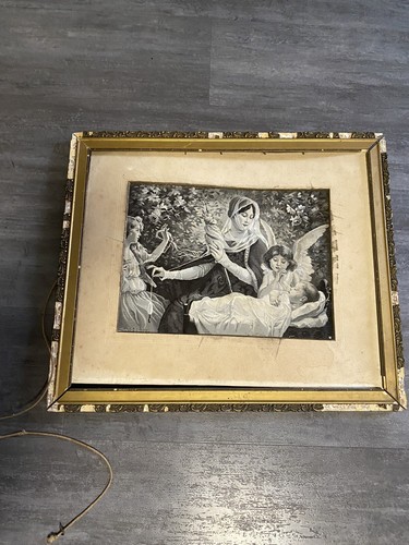 Ancienne toile tissée