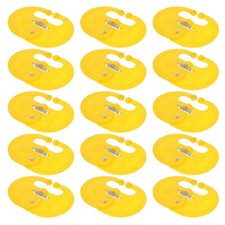  Lot de 15 anneaux nasaux de sevrage pour veaux - Nez de vache en plastique,