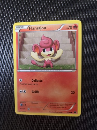 Flamajou carte pokémon - carte,