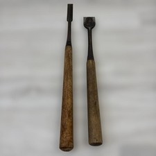 Ensemble de ciseaux longs à bois outil de menuiserie vintage NOMI fabriqué pa...