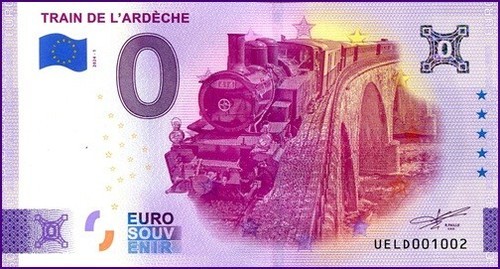 Train ardeche billet 0 - /,