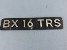 CITROEN BX 16 TRS insigne emblème logo sigle monogramme hayon coffre aluminium