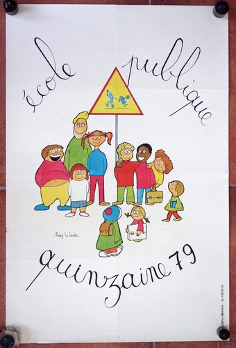 Affiche publicitaire ancienne