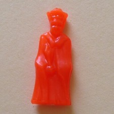 Fève en plastique coloré ancienne du Sud de la France : Le Roi