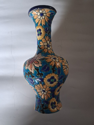 Emaux longwy vase soliflore - longwy,
